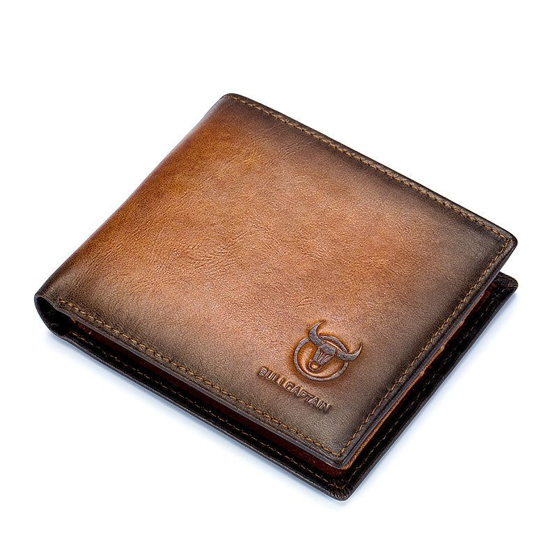 Кожаный мужской кошелек, Мужской бумажник их натуральной кожи